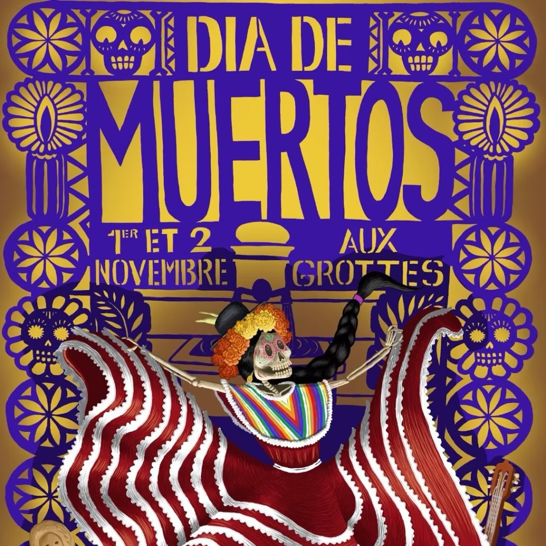 Dia de Muertos sur la place des Grottes