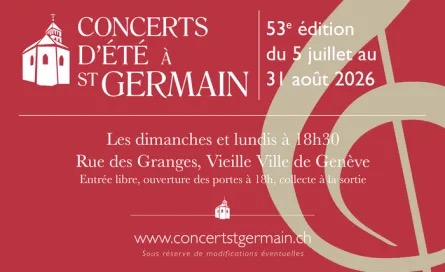 Concerts d&rsquo;été à St-Germain 2026